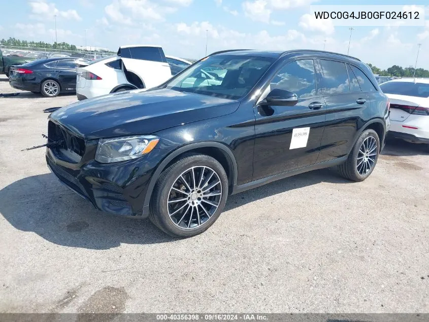 WDC0G4JB0GF024612 2016 Mercedes-Benz Glc 300