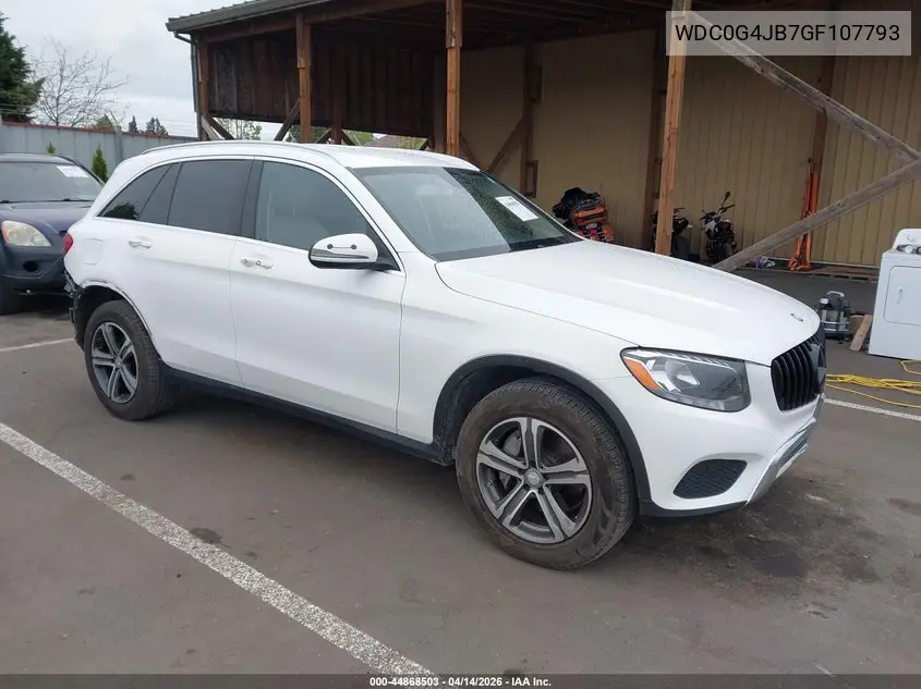 WDC0G4JB7GF107793 2016 Mercedes-Benz Glc 300