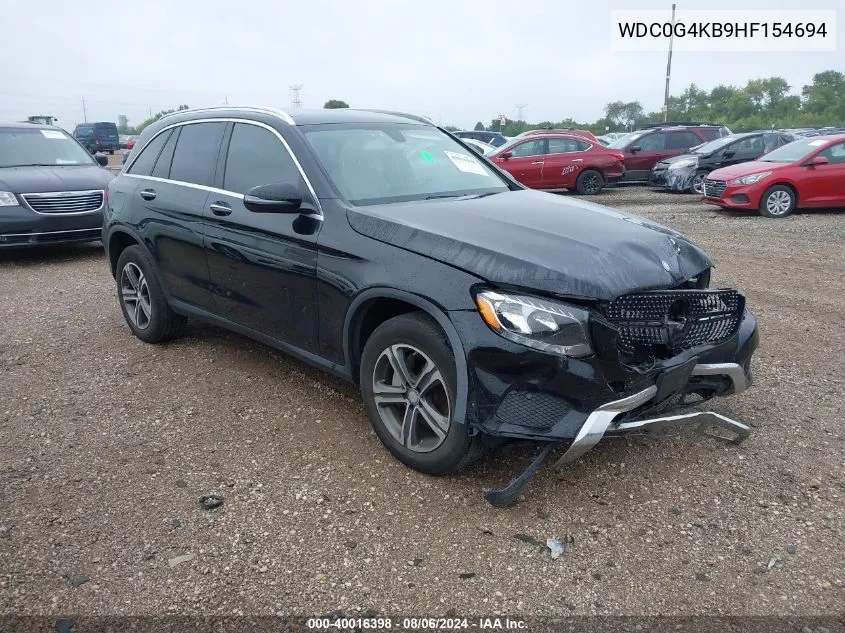 WDC0G4KB9HF154694 2017 Mercedes-Benz Glc 300 4Matic