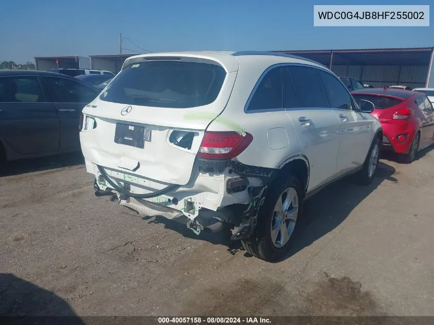 WDC0G4JB8HF255002 2017 Mercedes-Benz Glc 300