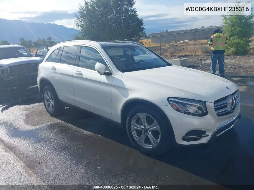 WDC0G4KBXHF235316 2017 Mercedes-Benz Glc 300 4Matic