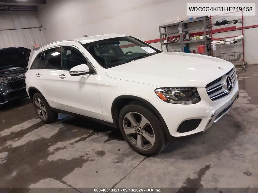 WDC0G4KB1HF249458 2017 Mercedes-Benz Glc 300 4Matic