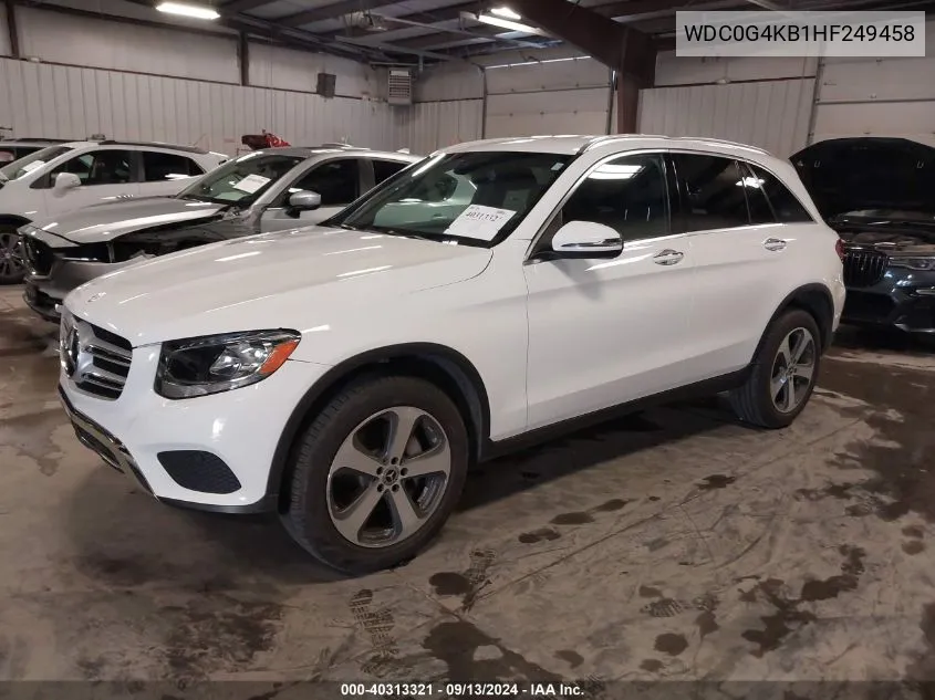 WDC0G4KB1HF249458 2017 Mercedes-Benz Glc 300 4Matic