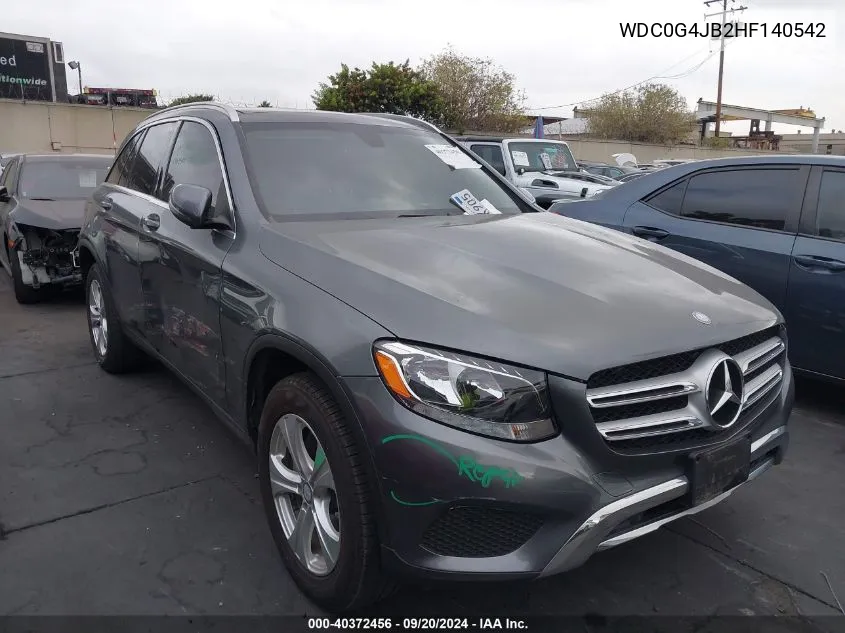 WDC0G4JB2HF140542 2017 Mercedes-Benz Glc 300