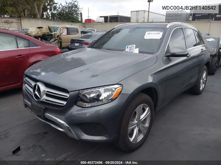 WDC0G4JB2HF140542 2017 Mercedes-Benz Glc 300