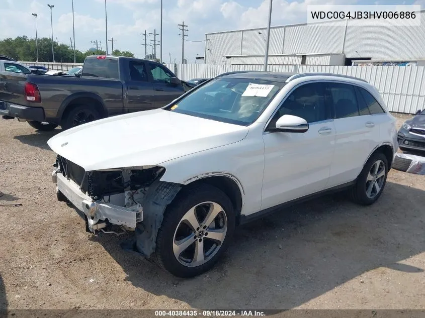 WDC0G4JB3HV006886 2017 Mercedes-Benz Glc 300