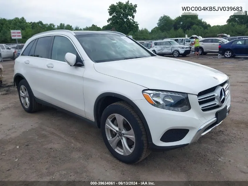 WDC0G4KB5JV039683 2018 Mercedes-Benz Glc 300 4Matic