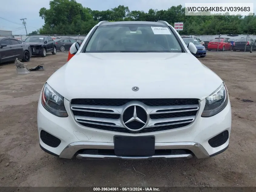 WDC0G4KB5JV039683 2018 Mercedes-Benz Glc 300 4Matic