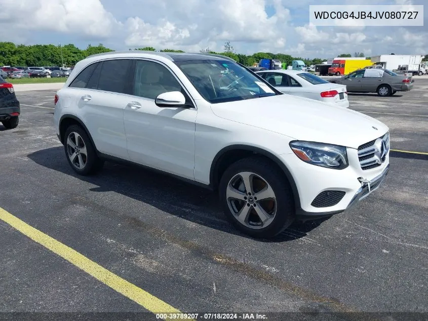 WDC0G4JB4JV080727 2018 Mercedes-Benz Glc 300