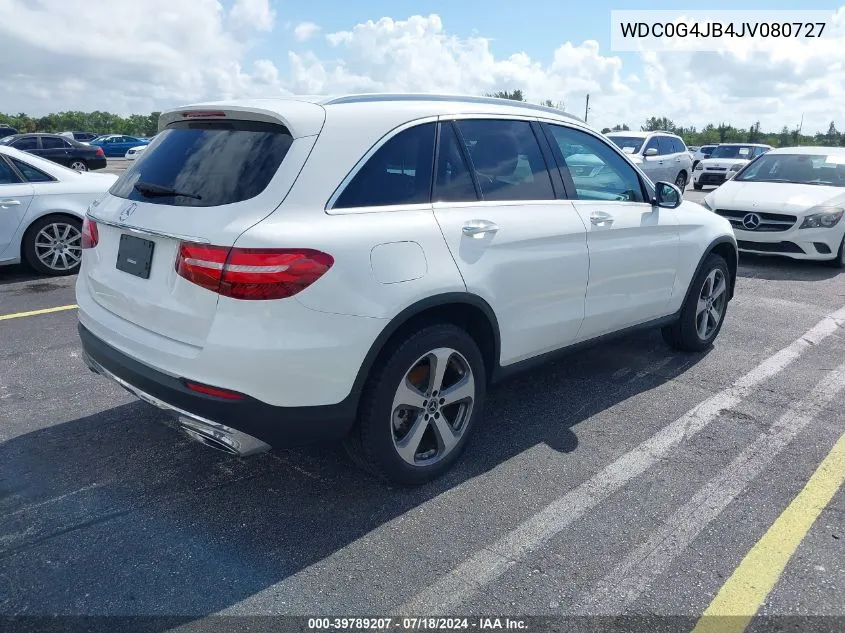 WDC0G4JB4JV080727 2018 Mercedes-Benz Glc 300