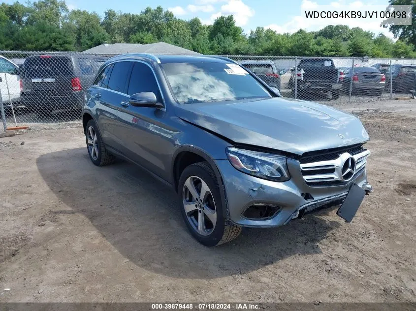 WDC0G4KB9JV100498 2018 Mercedes-Benz Glc 300 4Matic