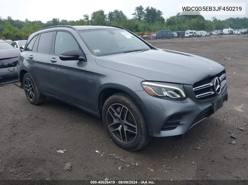 WDC0G5EB3JF450219 2018 Mercedes-Benz Glc 350E 4Matic