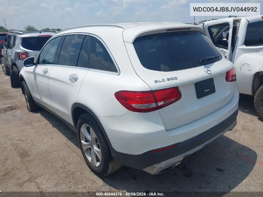 WDC0G4JB8JV044992 2018 Mercedes-Benz Glc 300