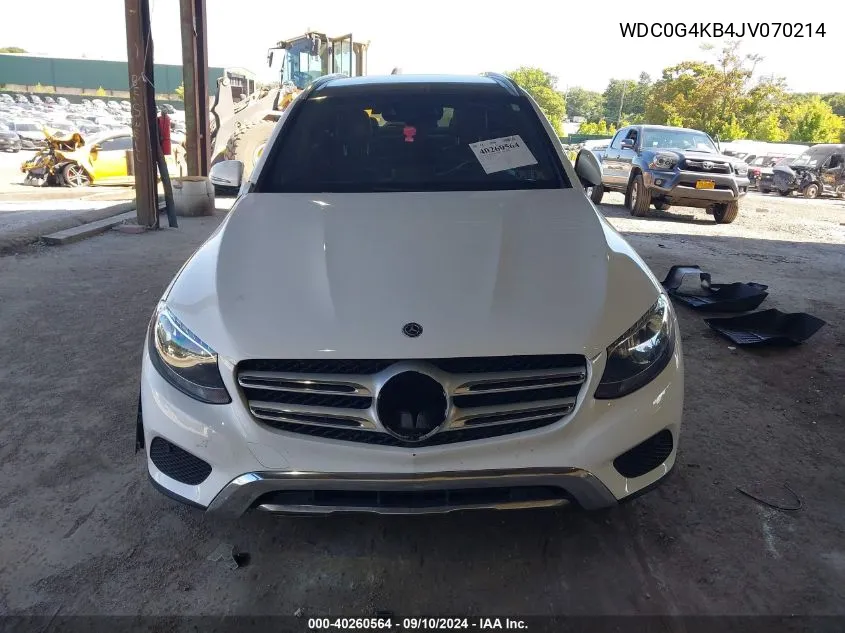 WDC0G4KB4JV070214 2018 Mercedes-Benz Glc 300 4Matic