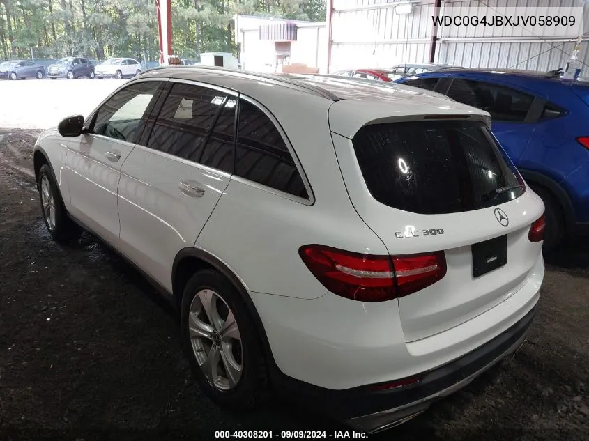 WDC0G4JBXJV058909 2018 Mercedes-Benz Glc 300