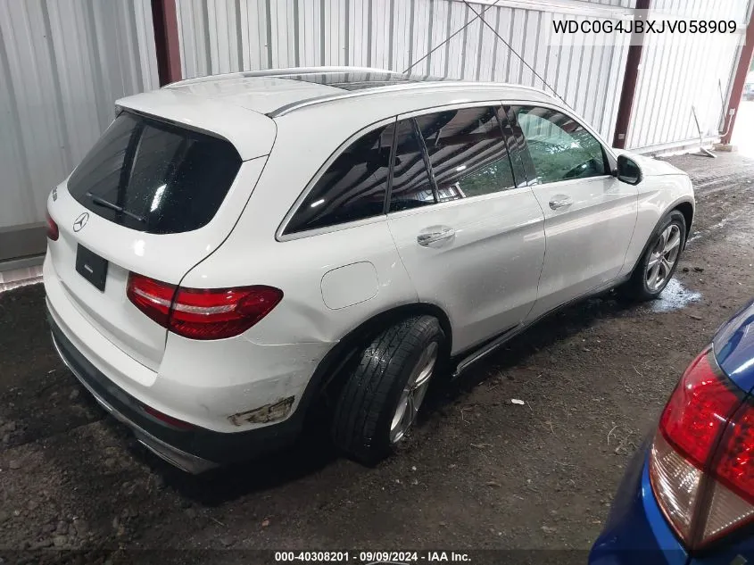 WDC0G4JBXJV058909 2018 Mercedes-Benz Glc 300