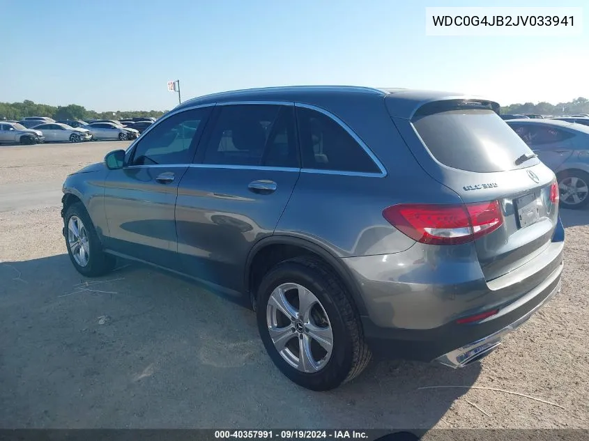 WDC0G4JB2JV033941 2018 Mercedes-Benz Glc 300