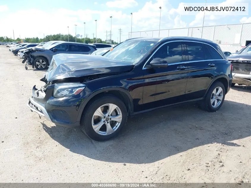 WDC0G4JB5JV072412 2018 Mercedes-Benz Glc 300