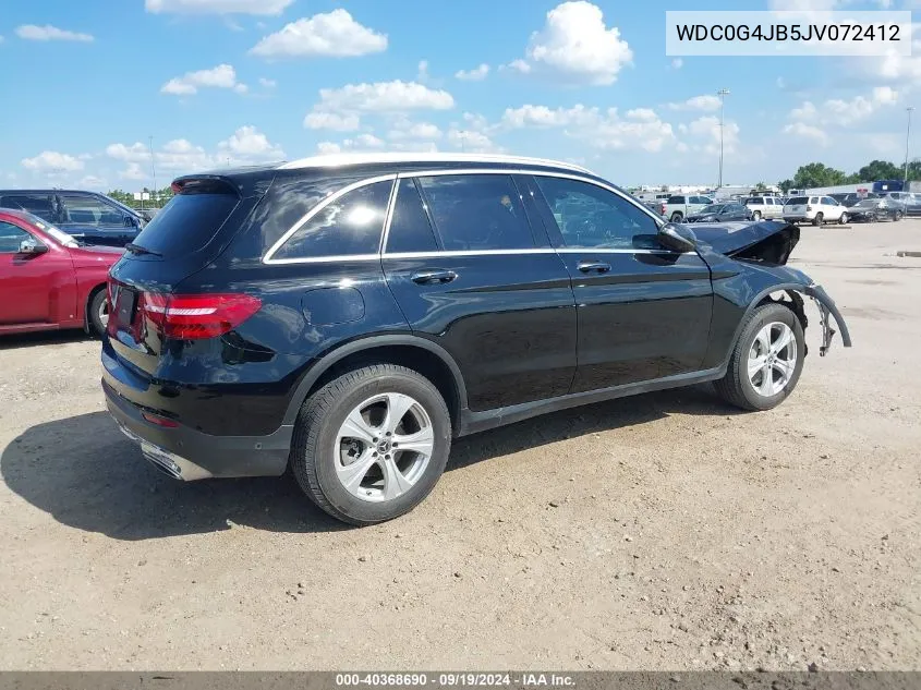 WDC0G4JB5JV072412 2018 Mercedes-Benz Glc 300