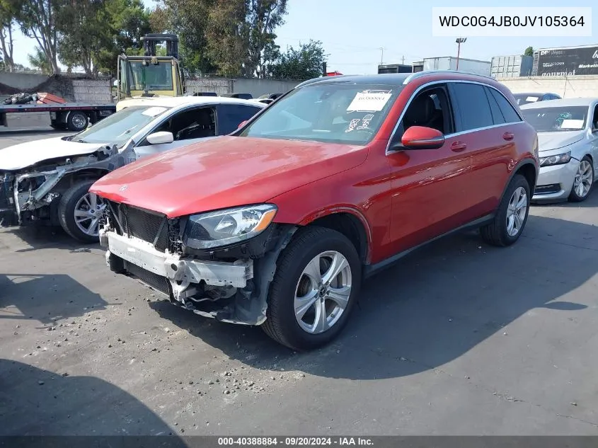 WDC0G4JB0JV105364 2018 Mercedes-Benz Glc 300