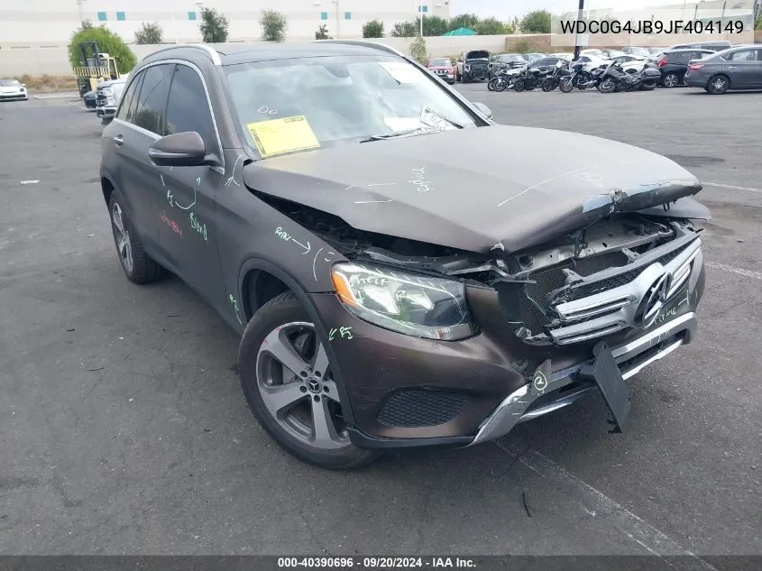 WDC0G4JB9JF404149 2018 Mercedes-Benz Glc 300