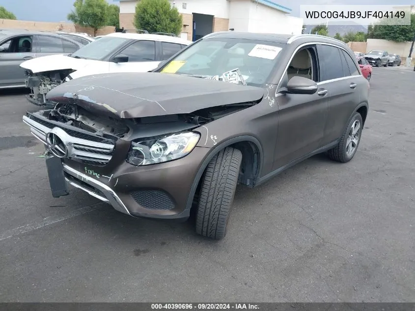 WDC0G4JB9JF404149 2018 Mercedes-Benz Glc 300