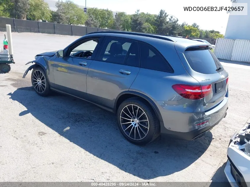 WDC0G6EB2JF429657 2018 Mercedes-Benz Glc 43 4Matic Amg