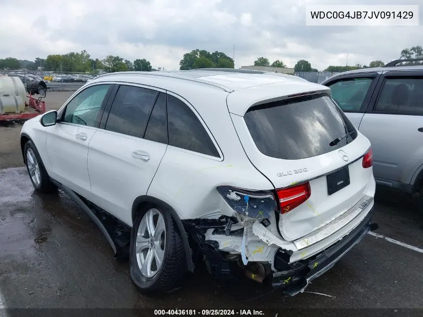 WDC0G4JB7JV091429 2018 Mercedes-Benz Glc 300