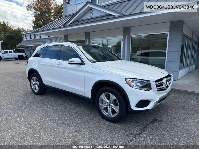 WDC0G4JB3JV043846 2018 Mercedes-Benz Glc 300