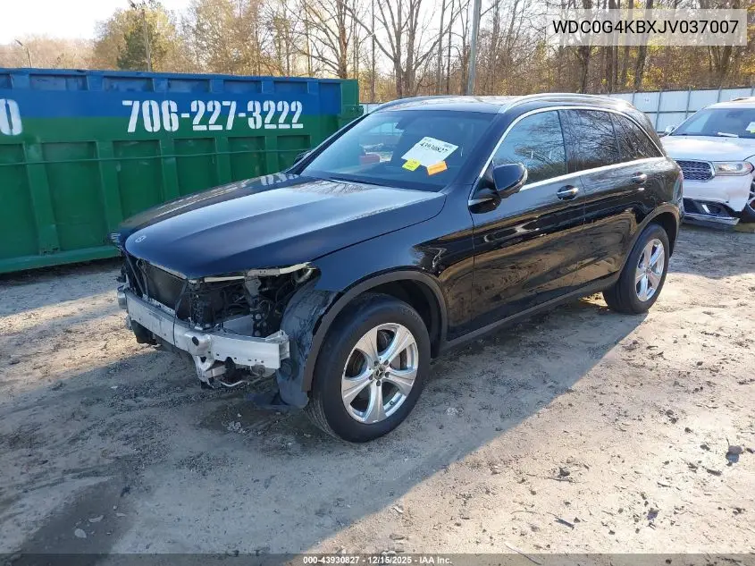 WDC0G4KBXJV037007 2018 Mercedes-Benz Glc 300 4Matic