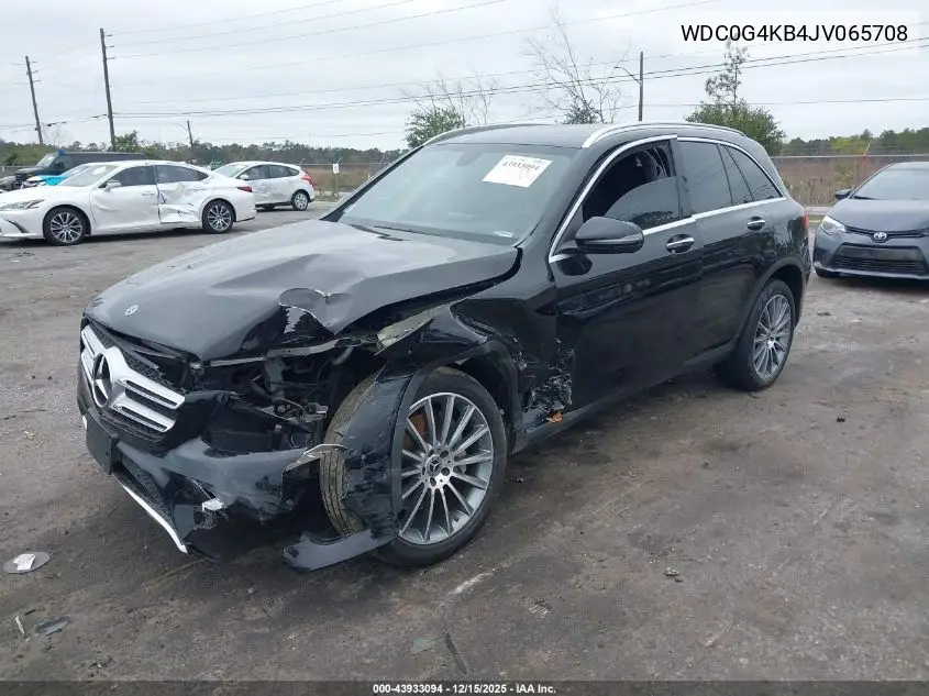 WDC0G4KB4JV065708 2018 Mercedes-Benz Glc 300 4Matic