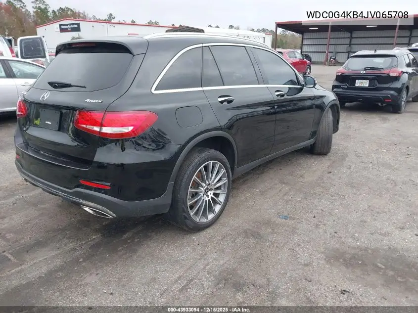 WDC0G4KB4JV065708 2018 Mercedes-Benz Glc 300 4Matic