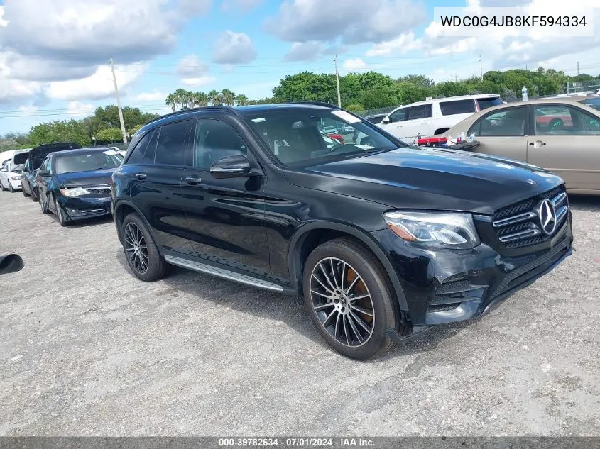 WDC0G4JB8KF594334 2019 Mercedes-Benz Glc 300