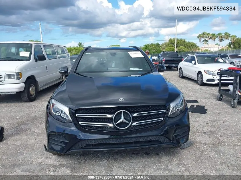 WDC0G4JB8KF594334 2019 Mercedes-Benz Glc 300