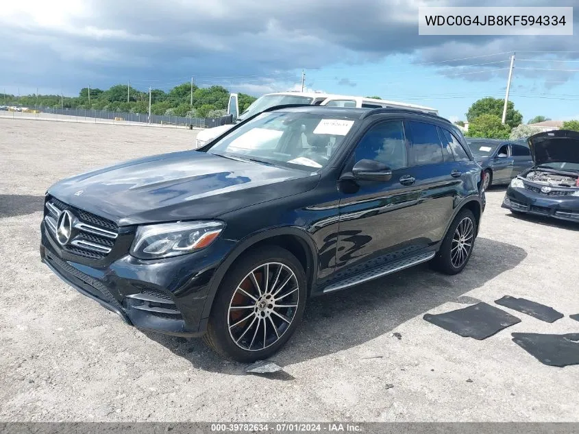 WDC0G4JB8KF594334 2019 Mercedes-Benz Glc 300