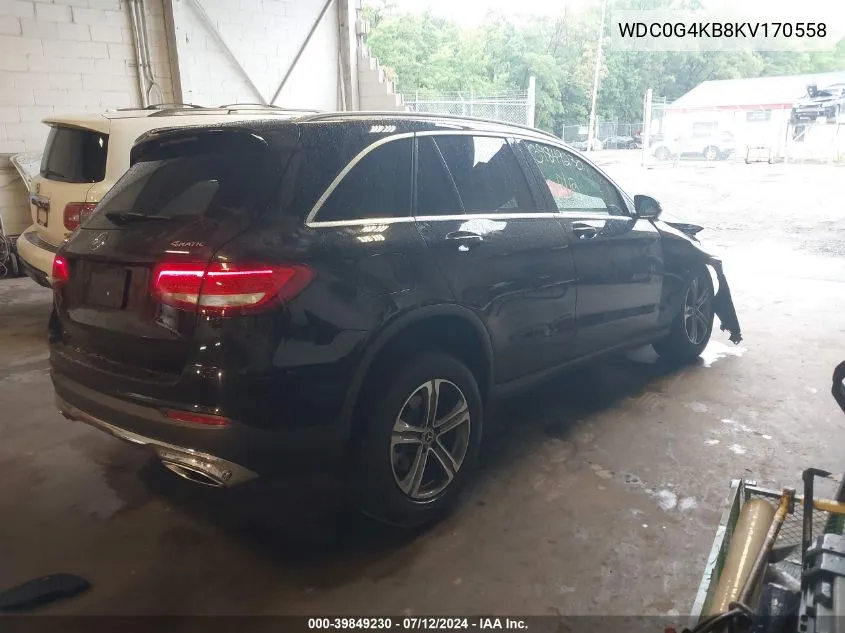 WDC0G4KB8KV170558 2019 Mercedes-Benz Glc 300 4Matic