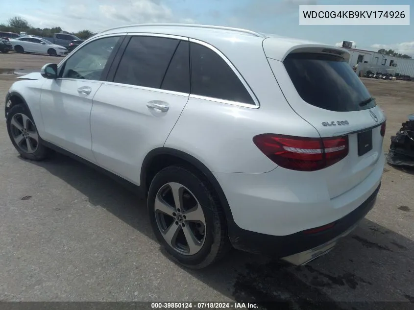 WDC0G4KB9KV174926 2019 Mercedes-Benz Glc 300 4Matic