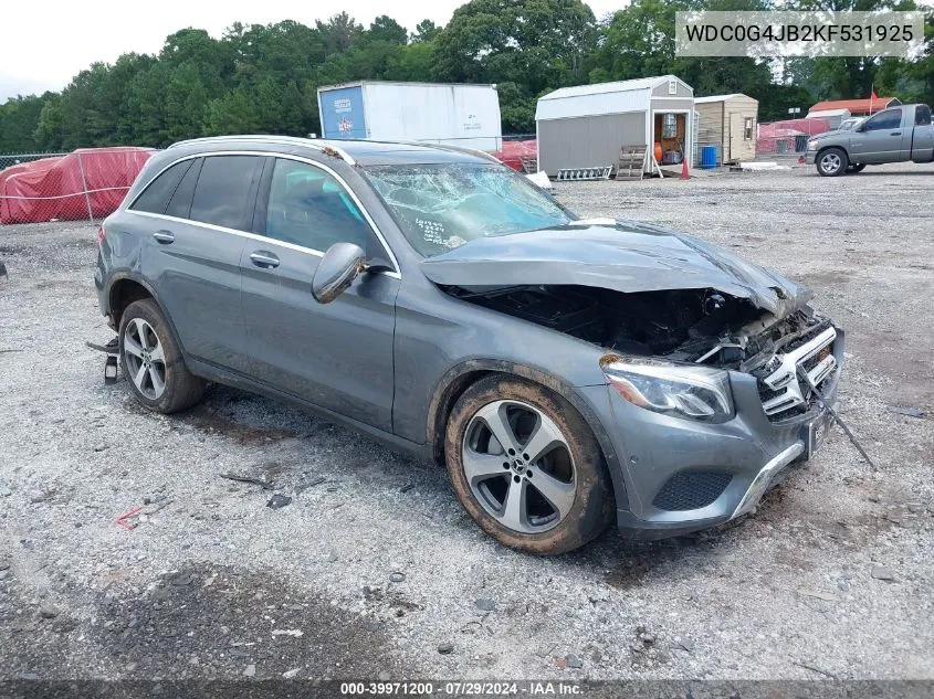 WDC0G4JB2KF531925 2019 Mercedes-Benz Glc 300