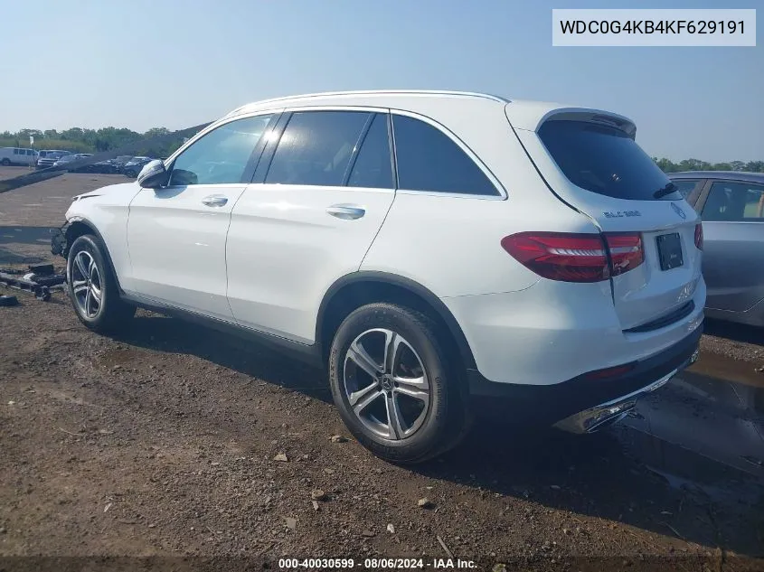 WDC0G4KB4KF629191 2019 Mercedes-Benz Glc 300 4Matic