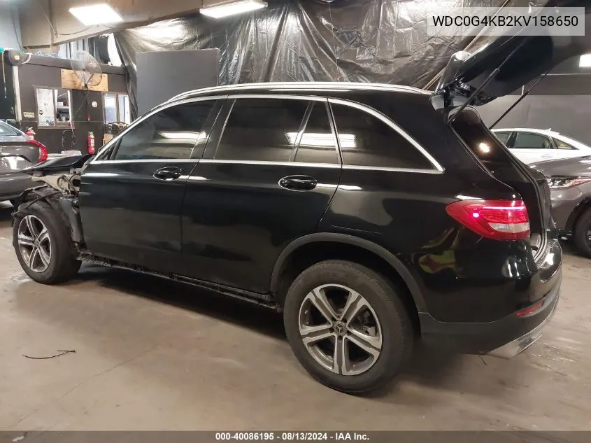 WDC0G4KB2KV158650 2019 Mercedes-Benz Glc 300 4Matic