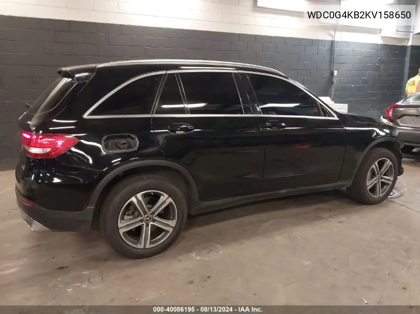 WDC0G4KB2KV158650 2019 Mercedes-Benz Glc 300 4Matic