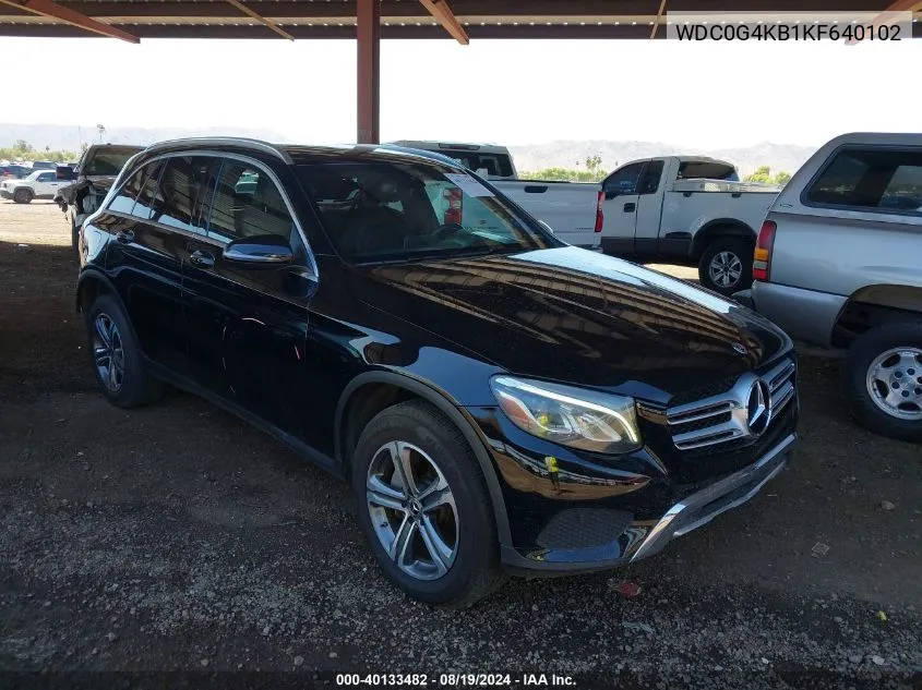 WDC0G4KB1KF640102 2019 Mercedes-Benz Glc 300 4Matic