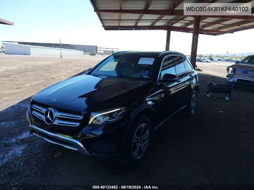 WDC0G4KB1KF640102 2019 Mercedes-Benz Glc 300 4Matic