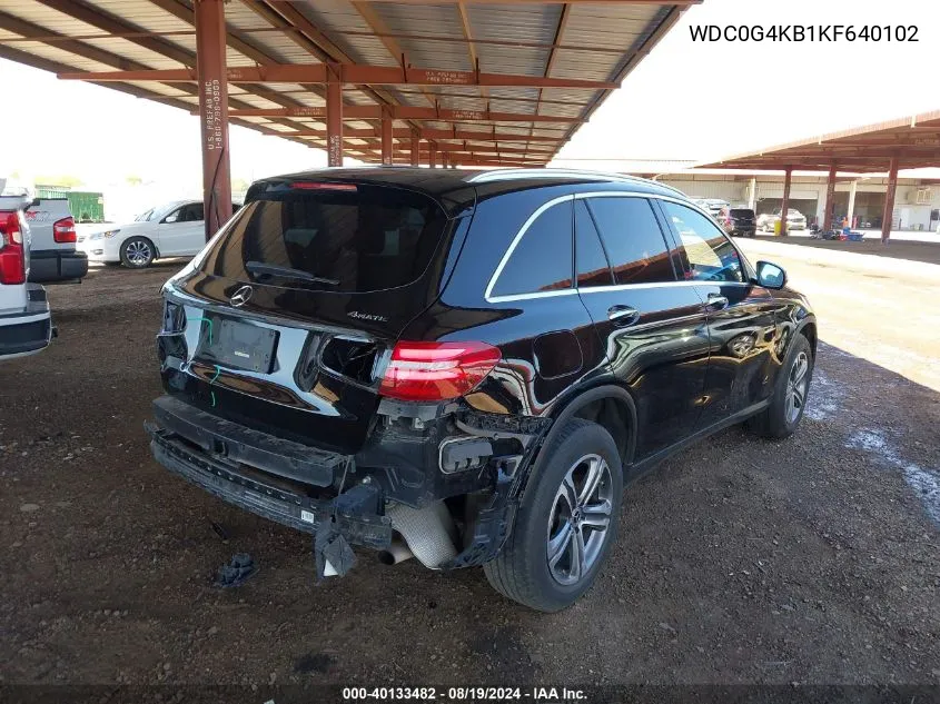 WDC0G4KB1KF640102 2019 Mercedes-Benz Glc 300 4Matic