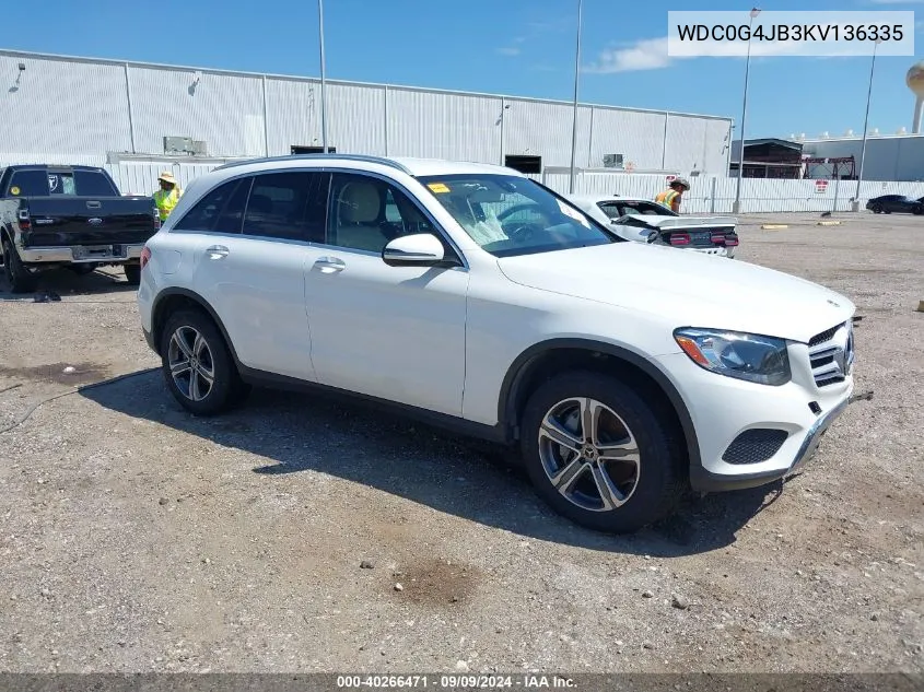 WDC0G4JB3KV136335 2019 Mercedes-Benz Glc 300