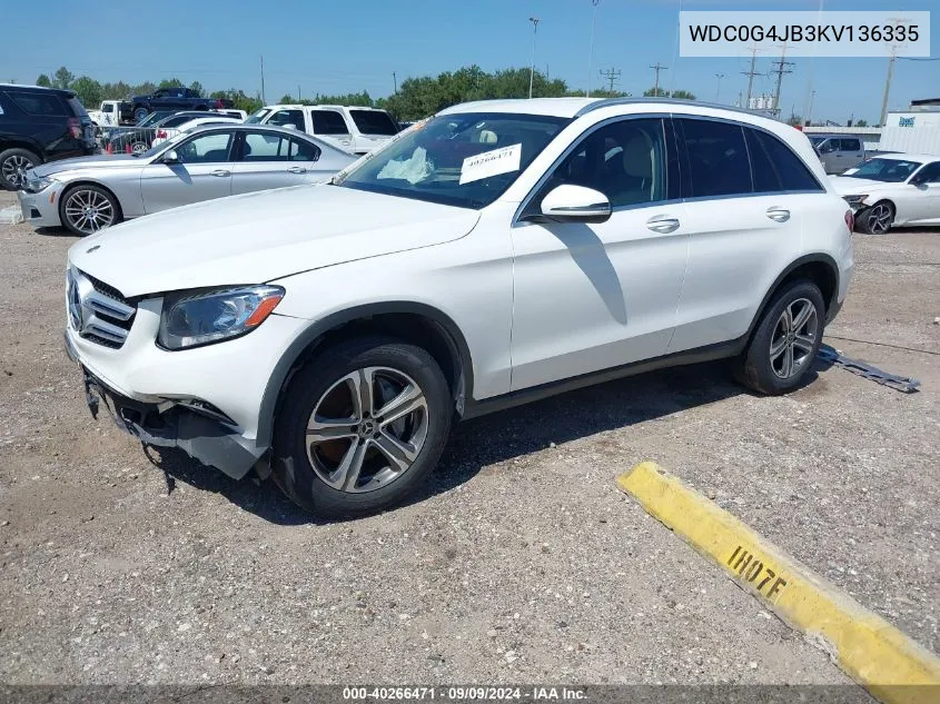 WDC0G4JB3KV136335 2019 Mercedes-Benz Glc 300