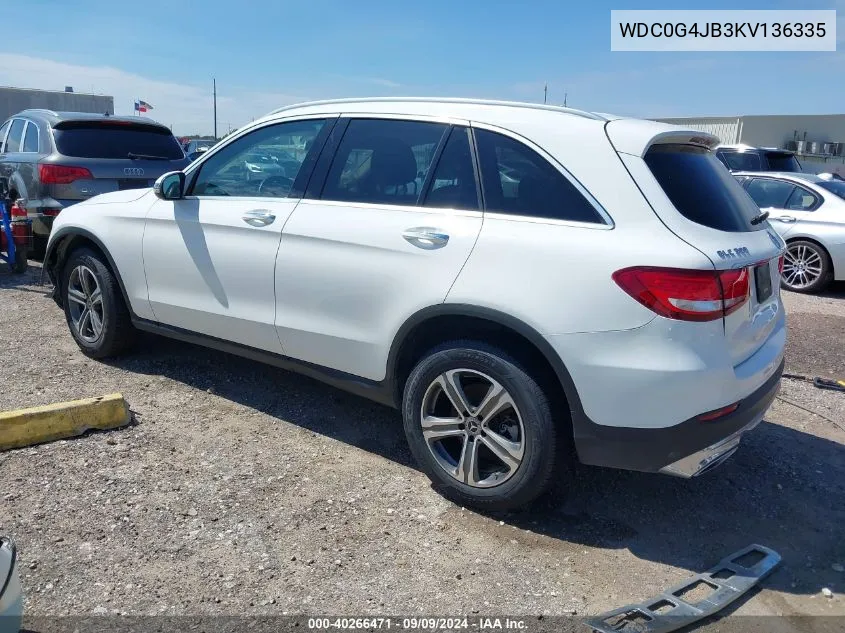 WDC0G4JB3KV136335 2019 Mercedes-Benz Glc 300