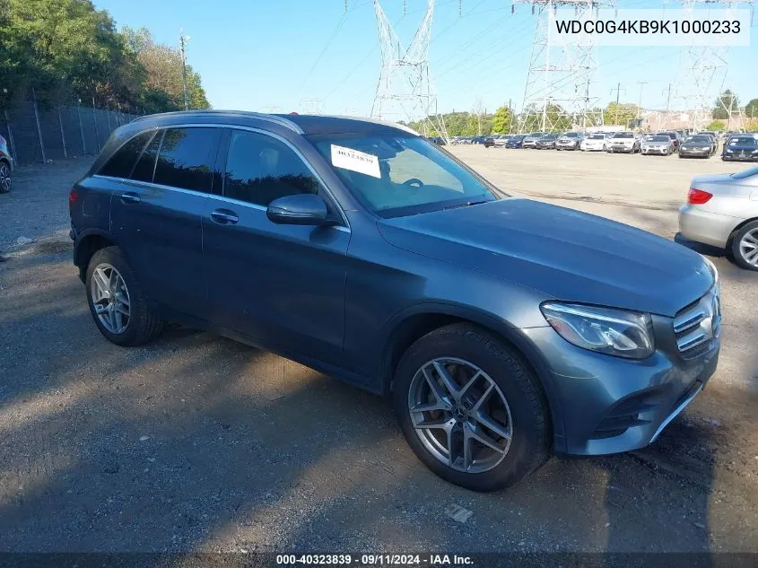 WDC0G4KB9K1000233 2019 Mercedes-Benz Glc 300 4Matic