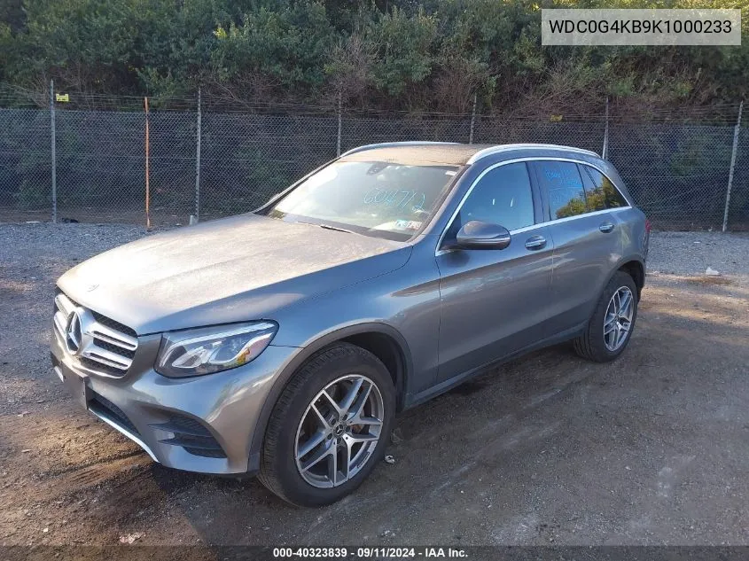 WDC0G4KB9K1000233 2019 Mercedes-Benz Glc 300 4Matic