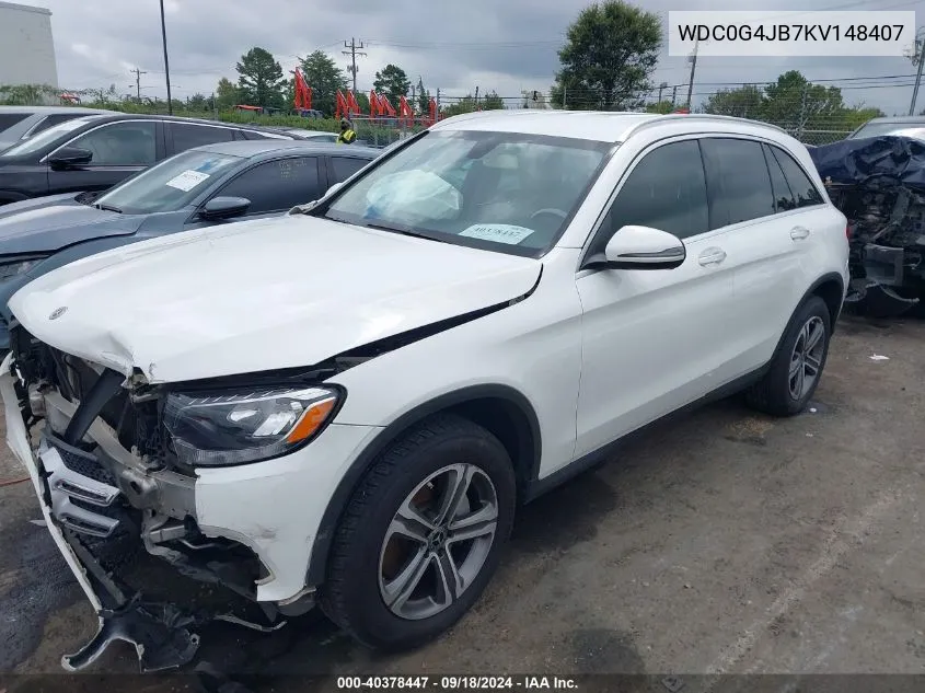 WDC0G4JB7KV148407 2019 Mercedes-Benz Glc 300